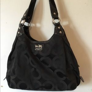 Black coach purse